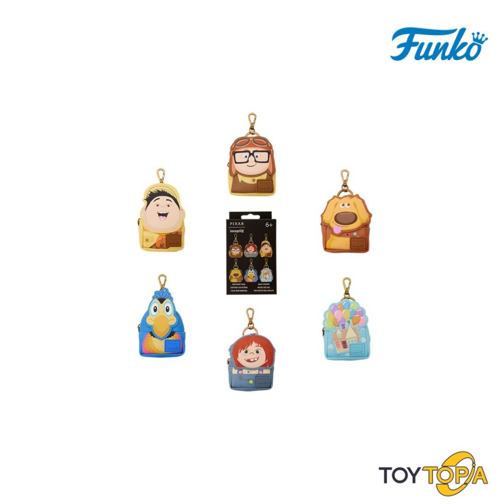 (WDBC0035) Up Mystery Mini Backpack Keychain Charms: Disney Pixar's by Loungefly (1 pc)