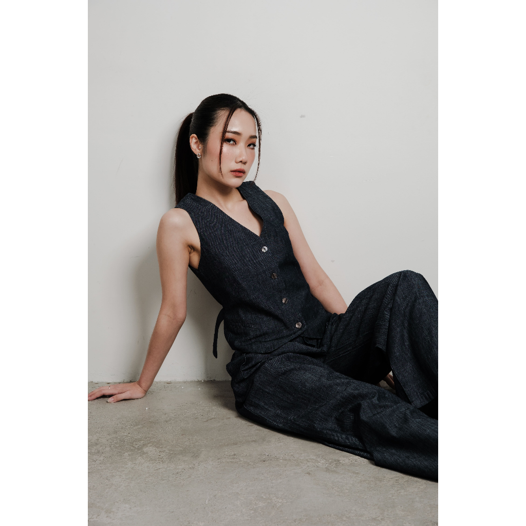 Verona set Basicselected SS 2025 เซต vest และกางเกงขายาว