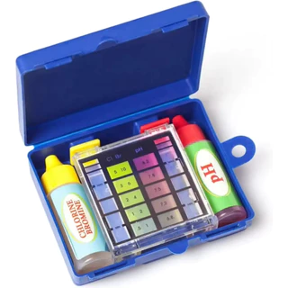 upgrade ชุดทดสอบคลอรีนตกค้างและ pH สระว่ายน้ํา การวัดคุณภาพน้ํา Swimming Pool Water Tester Kit