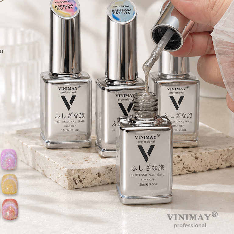 RAINBOW CATEYE VINIMAY15ml. พร้อมส่ง​🇹🇭🇹🇭