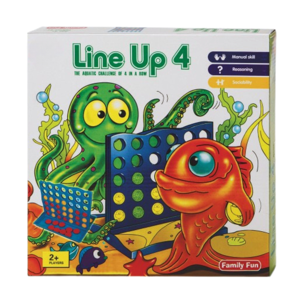 Line Up 4 (Connect 4) บอร์ดเกมกลยุทธ์