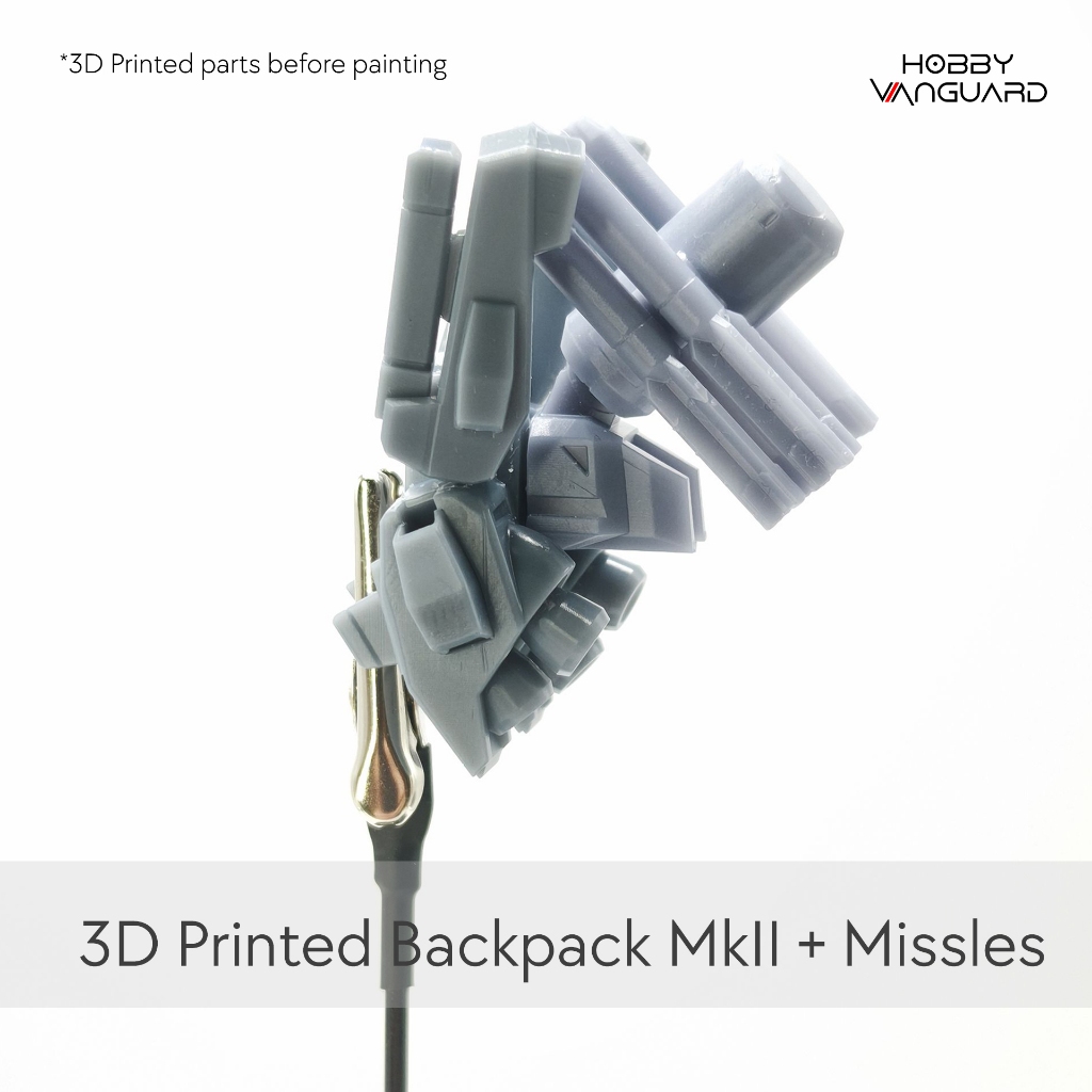 3D Printed Backpack MKII with Missles รูปที่ 5