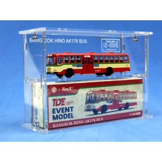 กล่องอะคริลิค Display Box สำหรับ Bangkok Hino AK176 Bus 1/110
