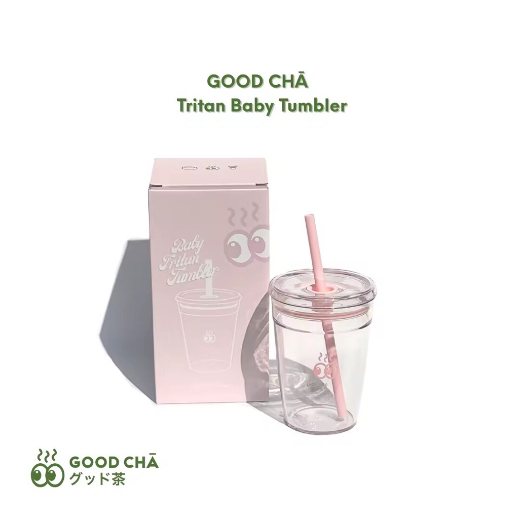 (พร้อมส่ง) good cha 👀 Tritan Baby Tumbler