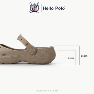 Hello Polo รองเท้าแฟชั่นผู้หญิง รองเท้าแมรี่เจน ทรงบัลเล่ต์ ดีไซน์เรียบง่าย กันลื่นและทนทาน EVA แฟชั่นฤดูร้อน HP8075