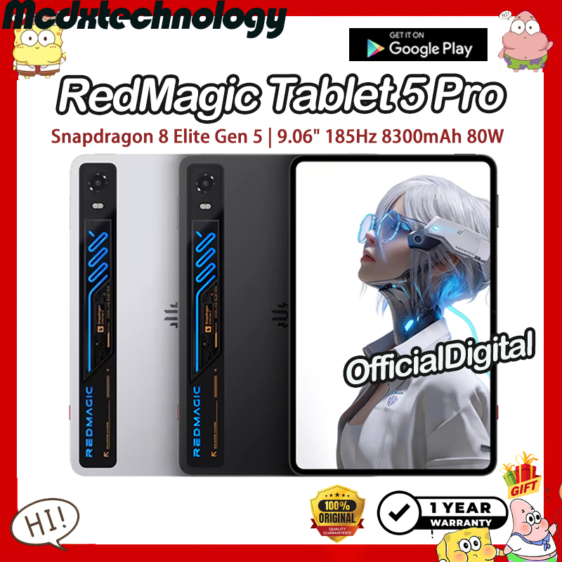 RedMagic Gaming Tablet 5 Pro RedMagic Astra 2 RedMagic Gaming Tablet 9.06" 185Hz 8300mAh 80W RedMagic Tablet 5 Pro