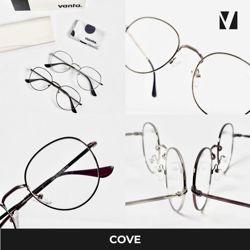 vanta. إطار نظارة معدني دائري COVE — صورة 7