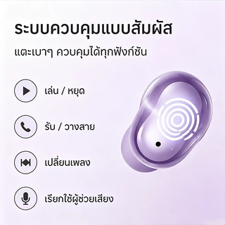 หูฟังบลูทูธ 2-in-1 รุ่นใหม่ B56 มาพร้อม 4 หูฟัง (2 คู่) เสียงดี ดีไซน์สวย ดีเลย์ต่ำ ตัดเสียงรบกวน