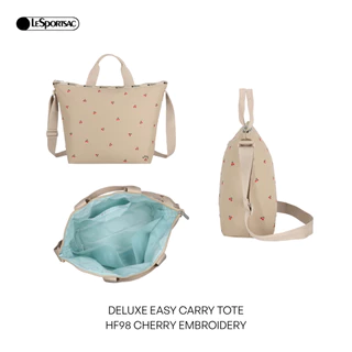 Lesportsac Deluxe Easy Carry Tote Crossbody Bag กระเป๋าสะพายข้างพาดลำตัว Style 4360