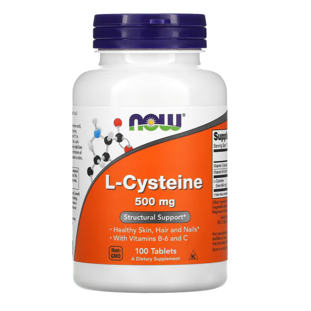 🇯🇵【Direct from Japan】NOW Foods L-Cysteine 500mg 100 Tablets
