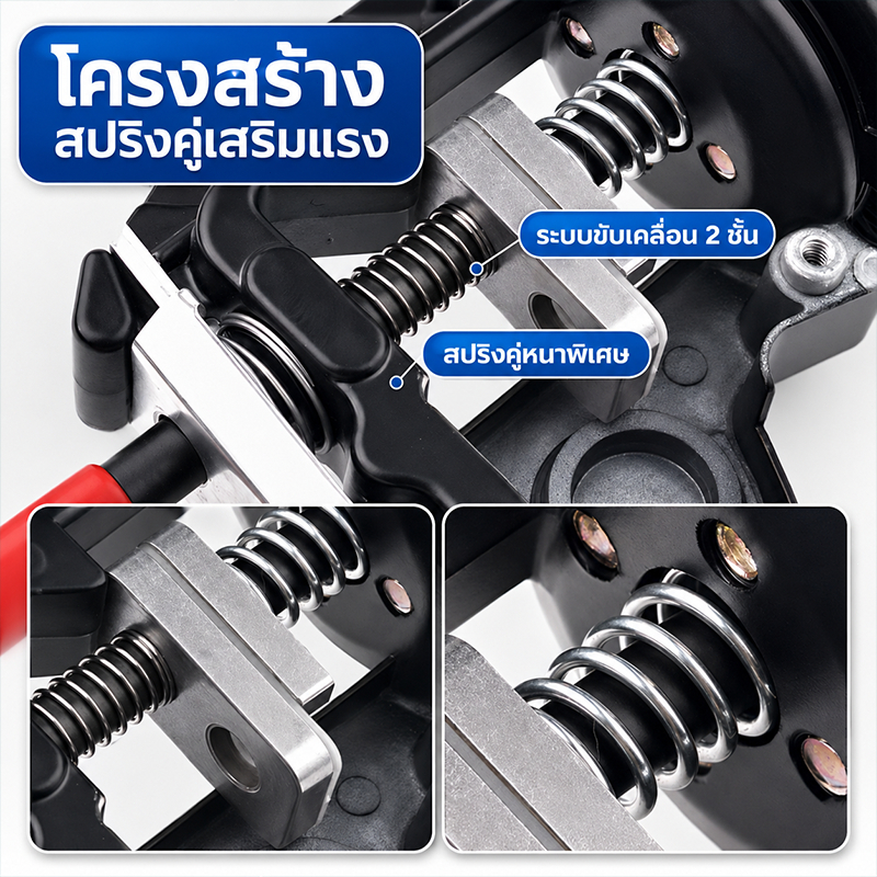 ปืนยิงซิลิโคนอัตโนมัติ กระบอกหมุนได้ 360° ยิงกาวได้หลายมุม แรงสม่ำเสมอ ตัดกาวอัตโนมัติ ใช้งานสะดวกและทนทาน