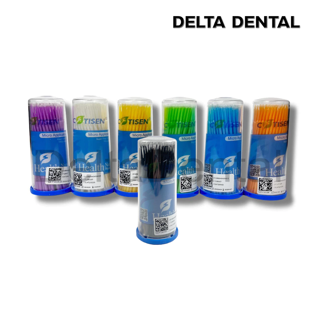 [พร้อมส่งในประเทศ]DeltaDent Cotisen Disposable Micro Applicator Brush แปรงไมโครบรัชแบบใช้แล้วทิ้ง