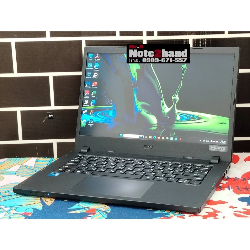 โน๊ตบุ๊คมือสอง ACER Core i5-1235U จอ 14 นิ้ว IPS แรม 8GB NVMe 256GB