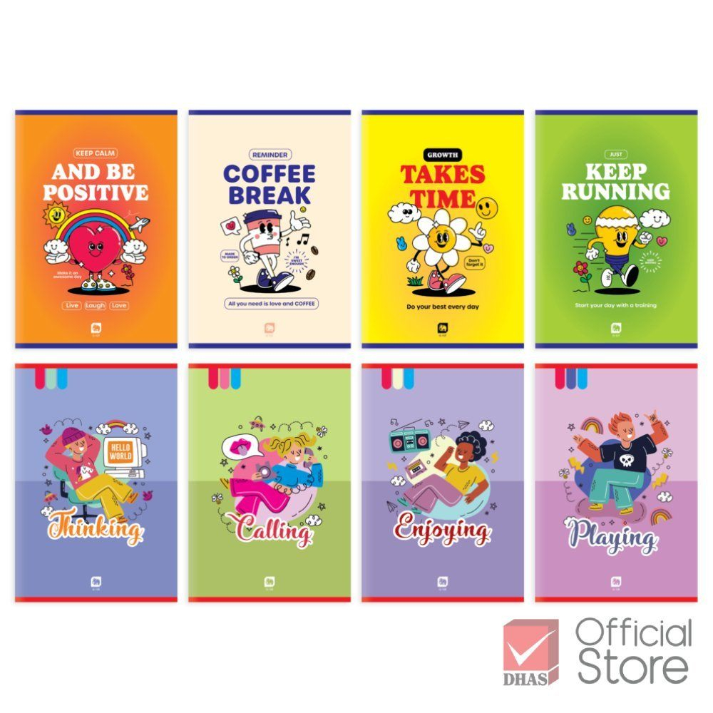 Elephant สมุด สมุดนักเรียน 9/80 60G 80S คละสี จำนวน 1 เล่ม