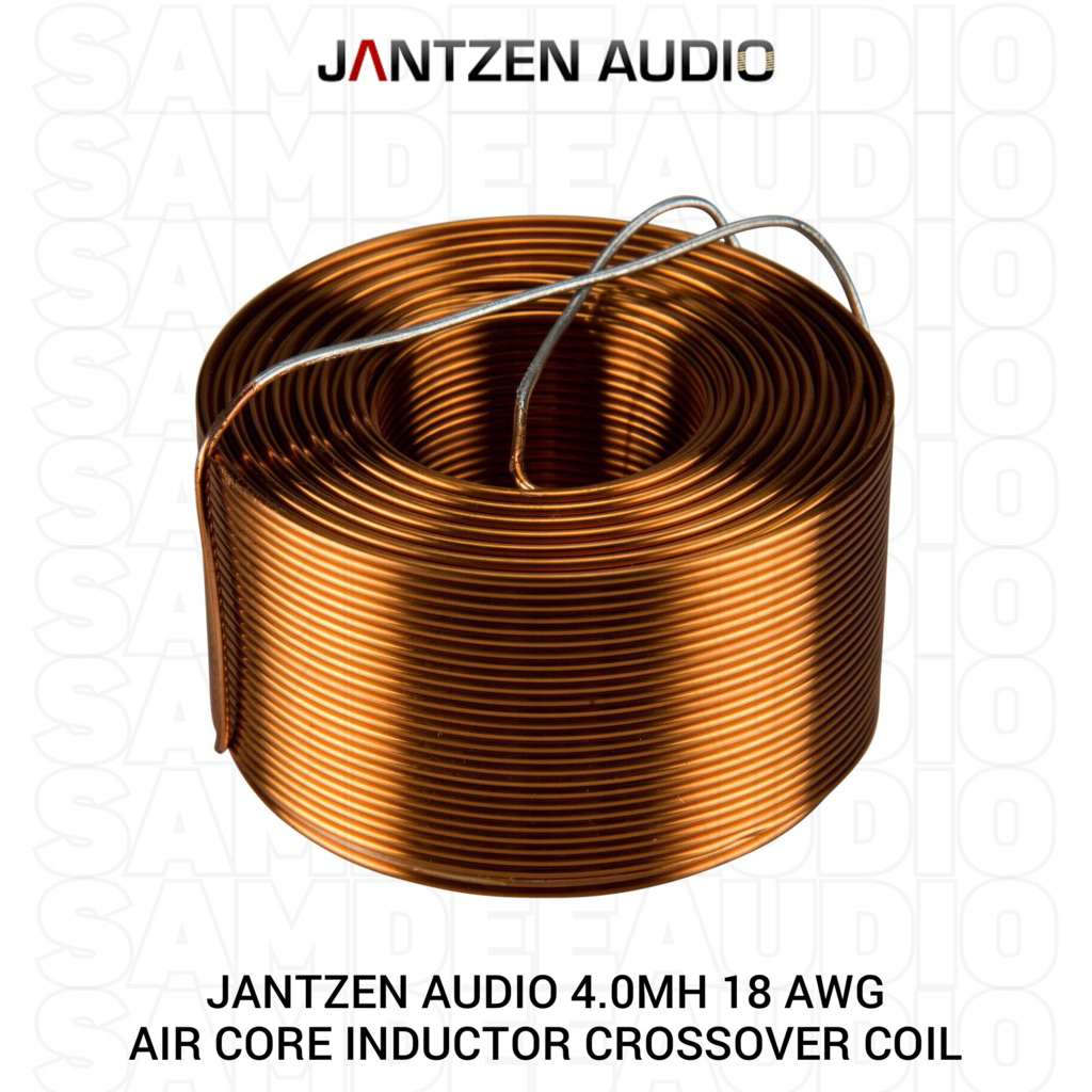 (ราคาต่อ1ชิ้น) (000-1956)Jantzen Audio 4.0mH 18 AWG Air Core Inductor Crossover Coil