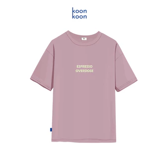 KOON KOON ใหม่! เสื้อยืดทรงโอเเวอร์ไซส์ รุ่น Espresso Overdose ทรงสวย ใส่สบาย ไม่รีดก็เรียบ OVERSIZE T-SHIRT