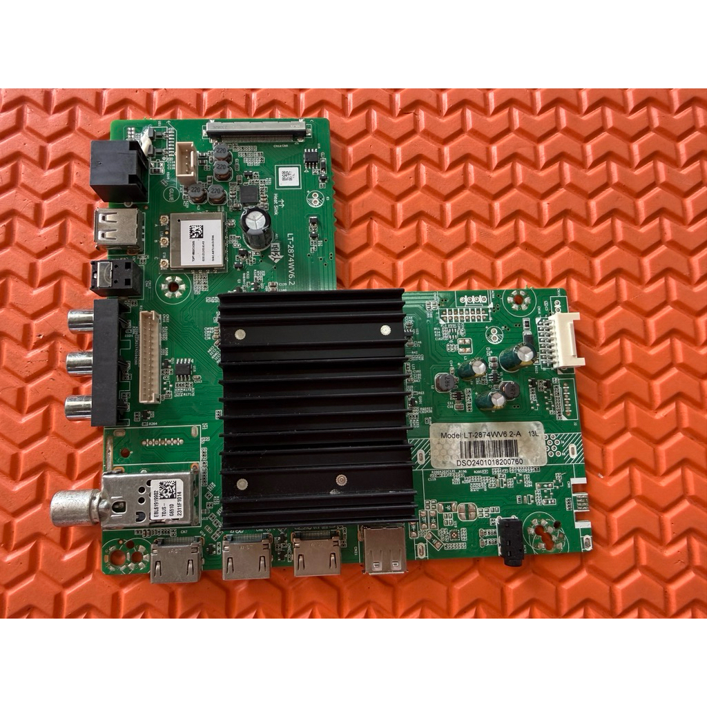 เมนบอร์ดAconaticรุ่น43US200ANพาสบอร์ดLT-2874WV6.2