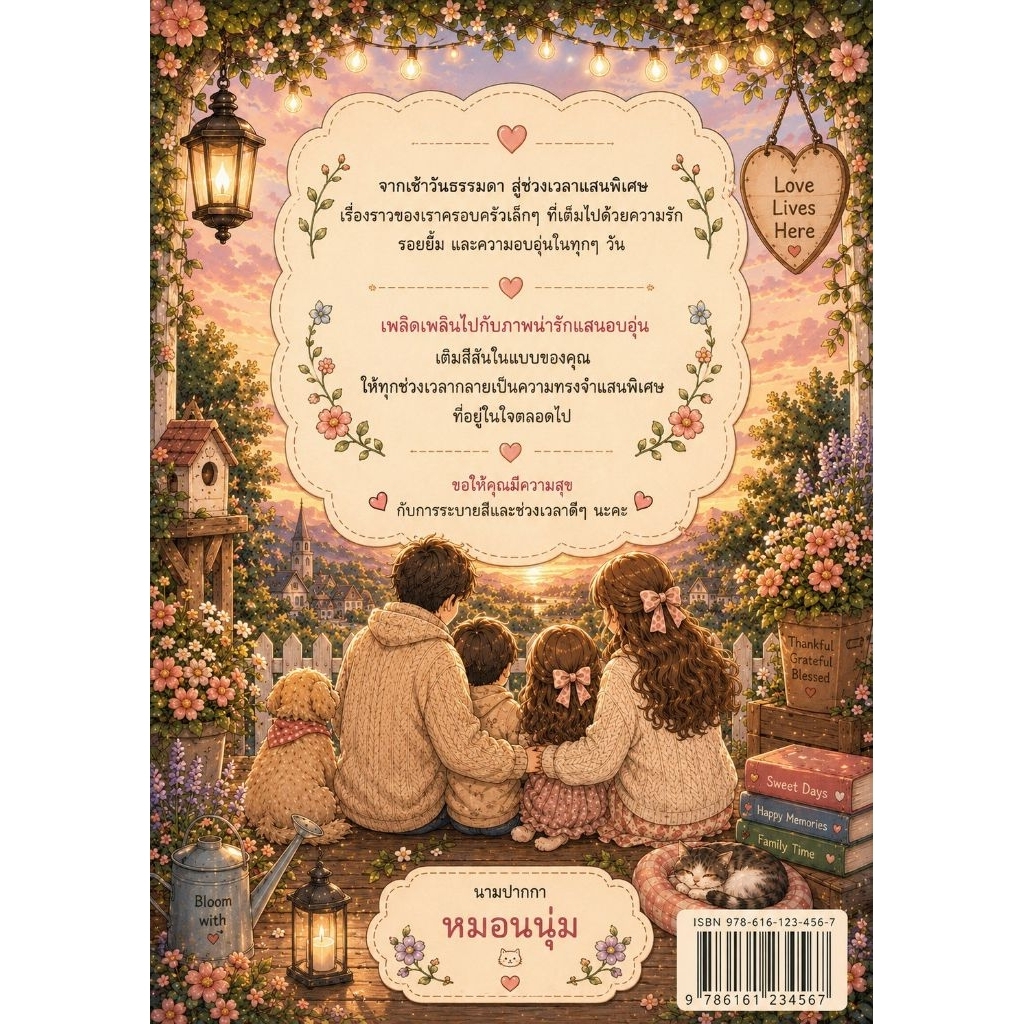 Sale สมุดระบายสี Cozy family ภาพสวยมากกกกก รูปที่ 2