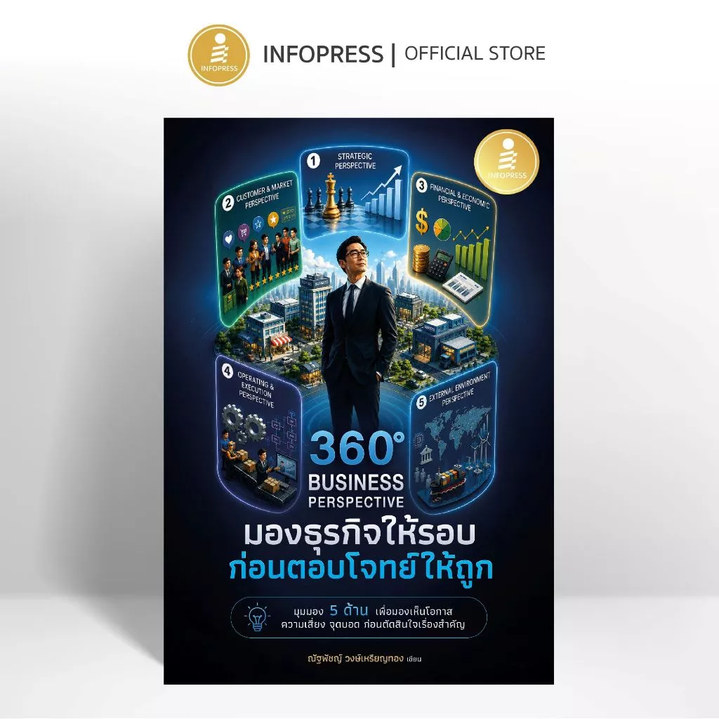 Infopress (อินโฟเพรส) หนังสือ 360° Business Perspective มองธุรกิจให้รอบก่อนตอบโจทย์ให้ถูก - 77580