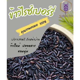 ข้าวไรซ์เบอร์รี่นาปี แพคสุญญากาศ1กิโลกรัม อร่อย นุ่ม
