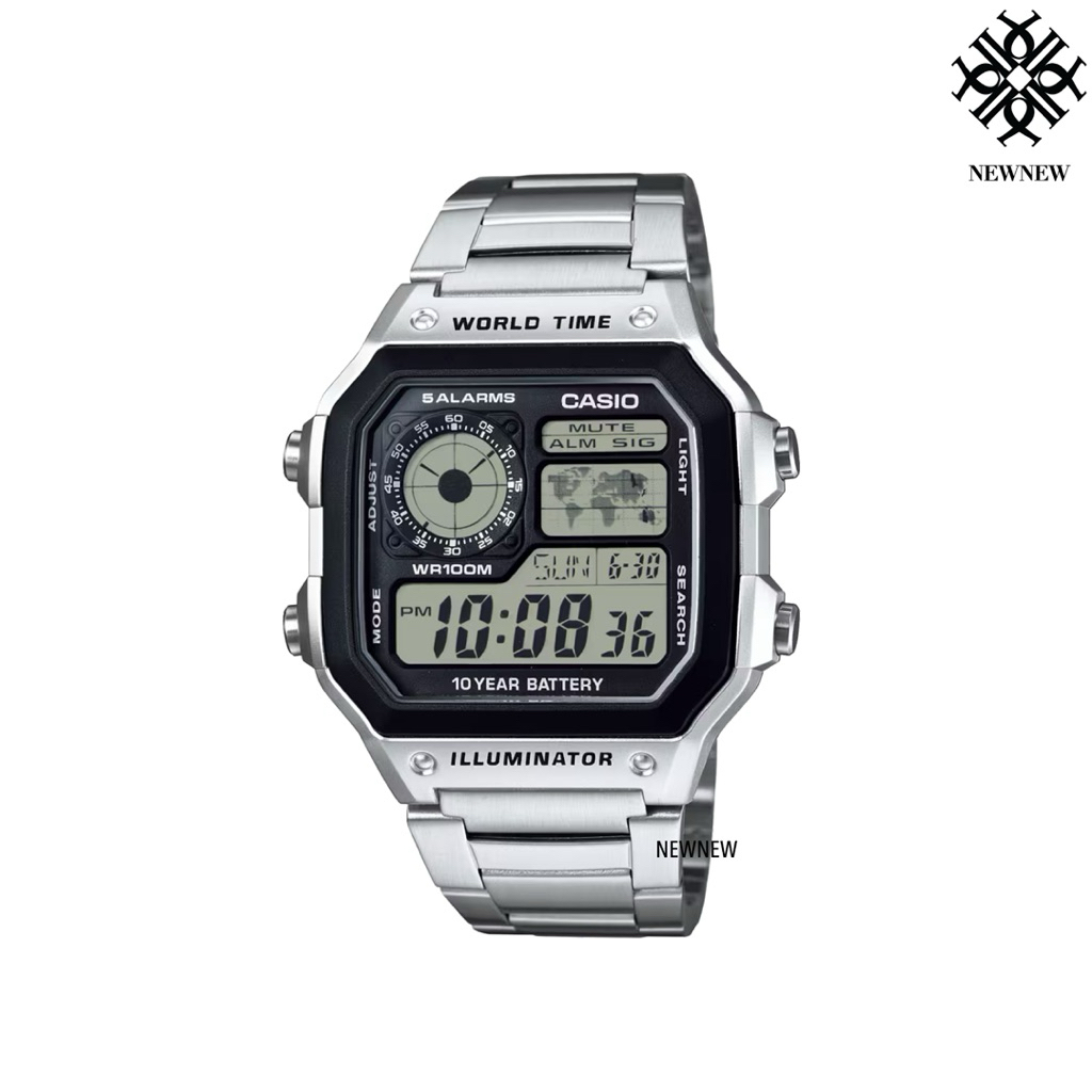 CASIO นาฬิกา ข้อมือ รุ่น นายก AE-1200WHD-1 AE-1200WHD ของแท้ประกันศูนย์ 1ปี