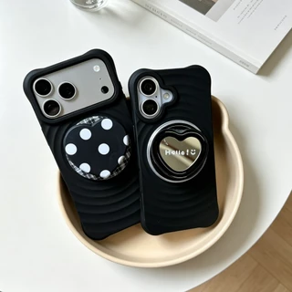 Ripple เคสกันกระแทก ชาร์จได้ ดีไซส์สวยหรู pop up แม่เหล็ก สำหรับ for iPhone17/pro/max 16/pro/max 15/pro/max 11 13 i17