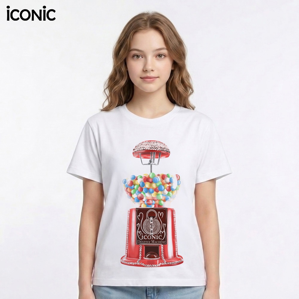 iCONiC WIDGET T-SHIRT #6471 เสื้อยืด(ไม่รวมปก) พิมพ์ลาย เครื่องหมุน