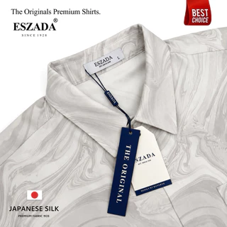 เสื้อฮาวายพรีเมียมผ้าไหมญี่ปุ่นลายคาเรร่า (HA72) Eszada-the Original Premium Hawiian Shirt Made of Japanese Silk.