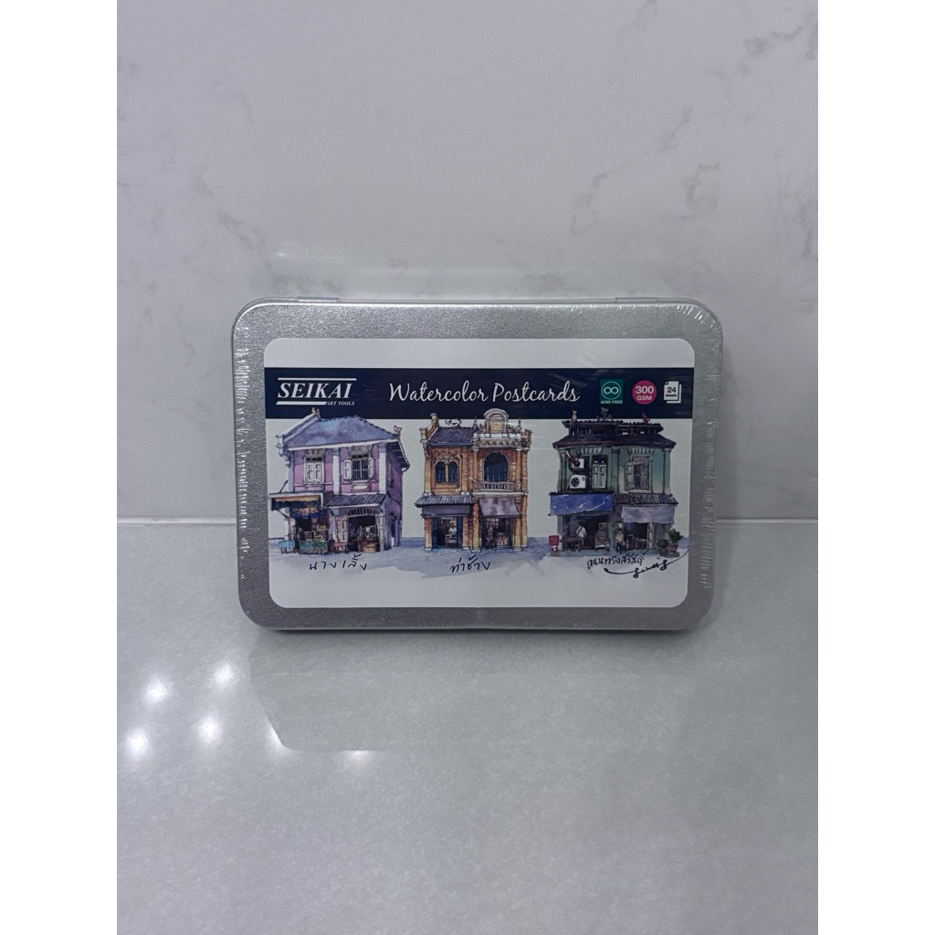 SEIKAI Watercolor Postcards | กระดาษสีน้ำแบบโปสการ์ด Seikai 300 แกรม