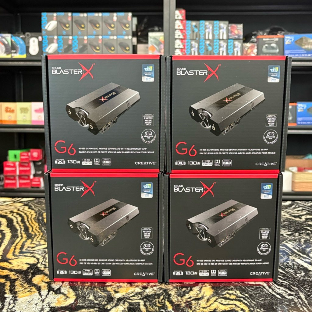 🛵มีส่งด่วน💨 CreativeI Sound Card Sound Blaster G6 USB-C External USB Sound Card ของแท้💯ประกันศูนย์ไทย
