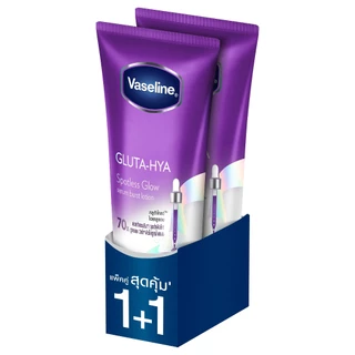 VASELINE - Gluta-Hya Serum Burst Lotion Spotless Glow (Twinpack) 290ml. x 2pcs. วาสลีน เฮลธี้ ไบรท์ กลูต้า-ไฮยา เซรั่ม
