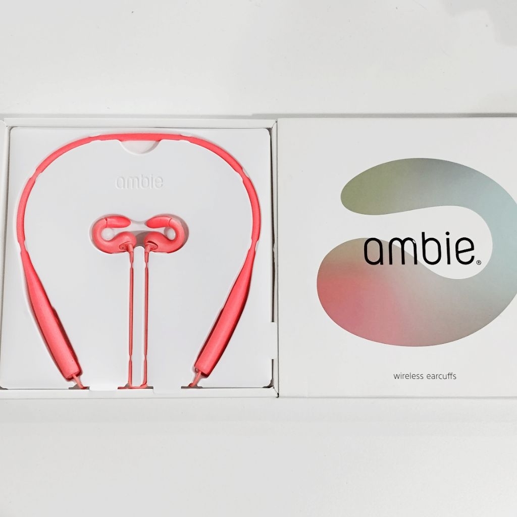 🎧หูฟังบลูทูธหนีบหู ambie AM-BT01 ของแท้💯 (มือสองจากญี่ปุ่น) สภาพดี งานกล่อง