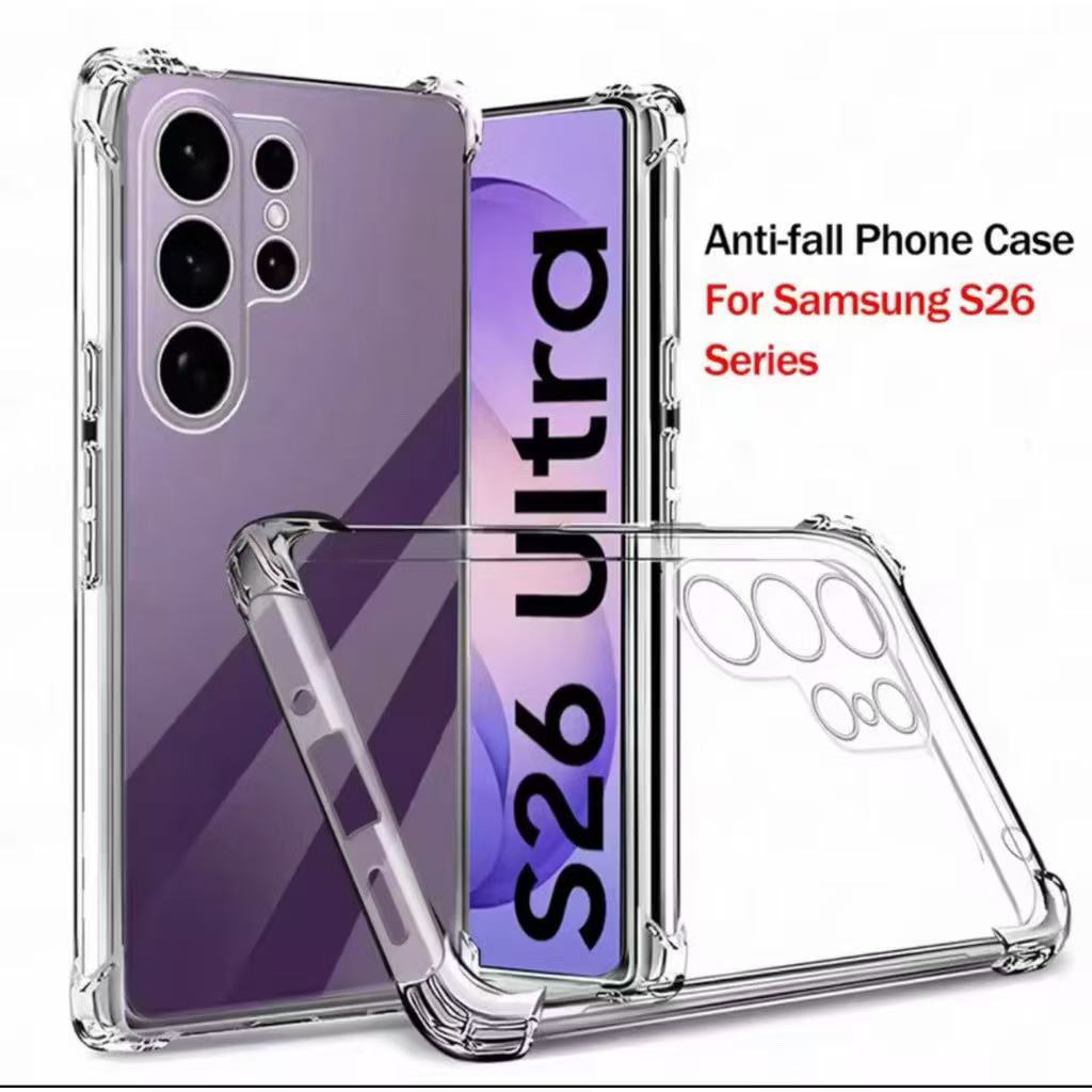 เคสใสชิลิโคนนิ่ม สำหรับ Samsung S26 S25 S24 S23 S22 S21 S20 Plus S26Ultra S25Ultra S24Ultra S23Ultra S22Ultra S21Ultra