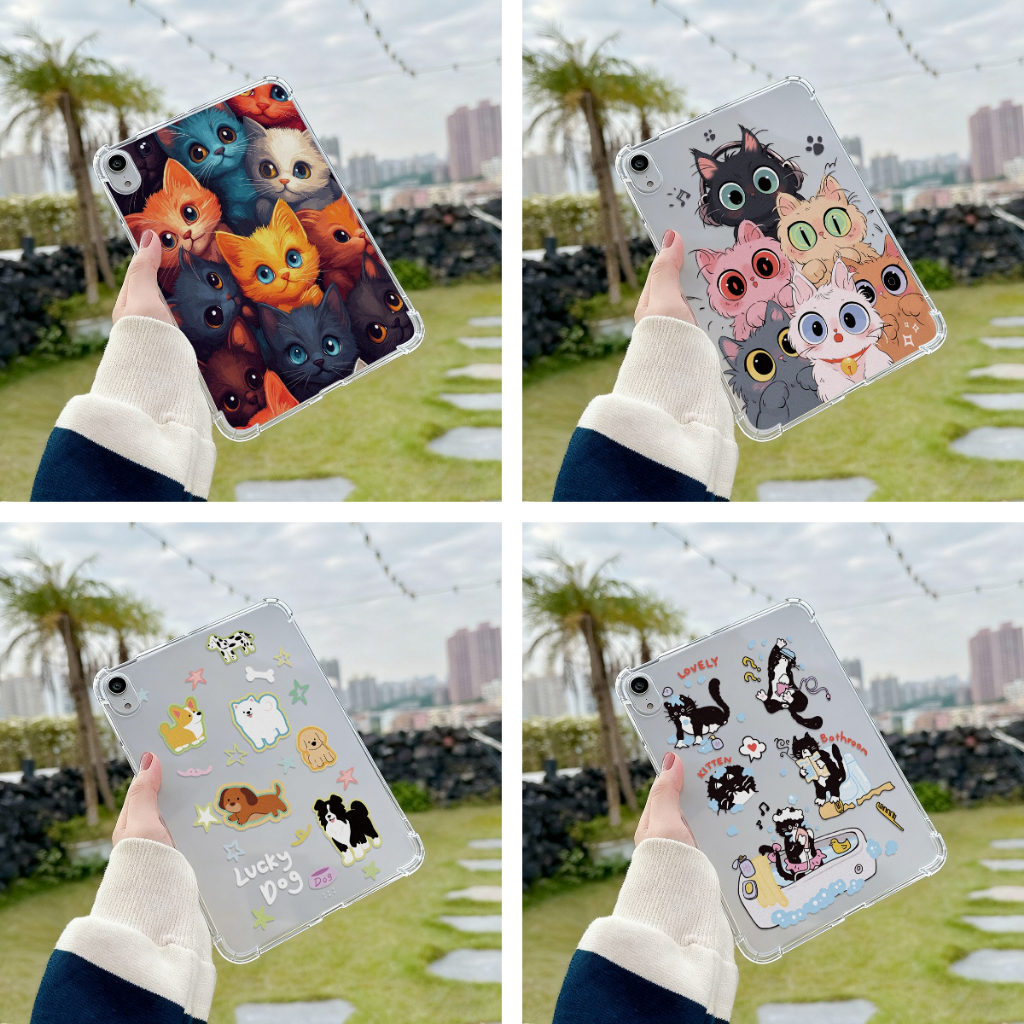 เคสแท็บเล็ต TPU ใส สำหรับ RedMi Pad SE 8.7 11 Pad2 11.5 Pad Pro 12.1 กันลายนิ้วมือ กันลื่น ใส่ได้พอดี