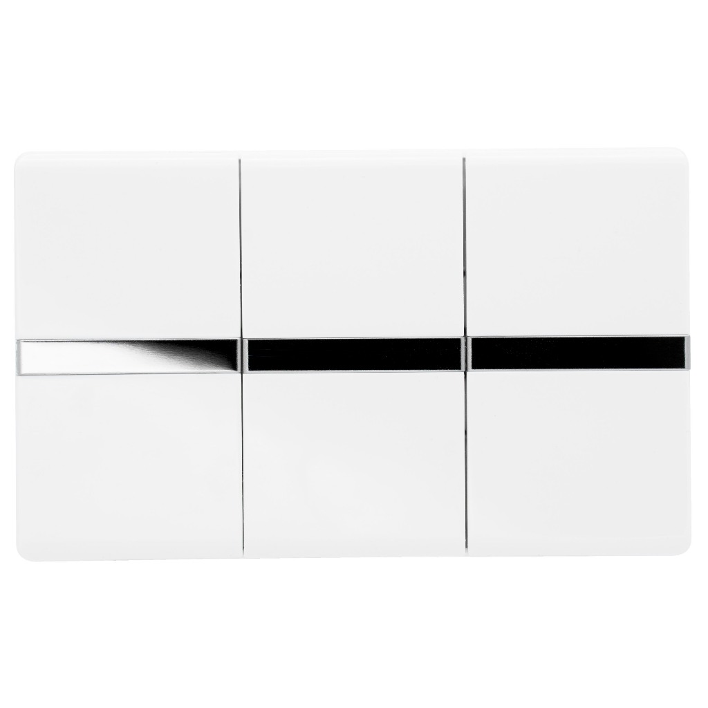 (Clearance Sale) สวิตช์ 3ช่อง 2ทาง ART DNA C6-K03B-W-N ขาว