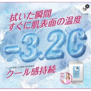 🚚พร้อมส่ง 🇯🇵 นำเข้าจากญี่ปุ่นแท้ 100%🏆 Shiseido Ag DEO 24 Clear Shower Sheet แผ่นเช็ดทำความสะอาดผิวกายสูตรเย็น 30 แผ่น