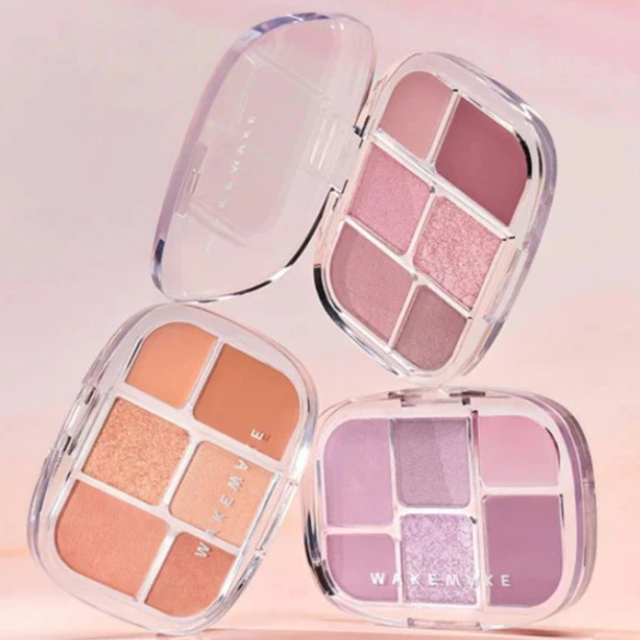สินค้าราคาพิเศษ ใกล้หมดอายุ Wakemake Soft Sheer Multi Palette พาเลทมัลติฟังก์ชั่น ทาได้ทั้งตา แก้ม ไฮไลเตอร์