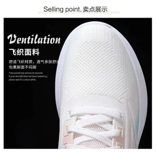 Dee_StepShoes รองเท้ากีฬาสำหรับผู้หญิงน้ำหนักเบาระบายอากาศได้ดีนุ่มสบายสำหรับวิ่งออกกำลังกายทำงาน 36-40