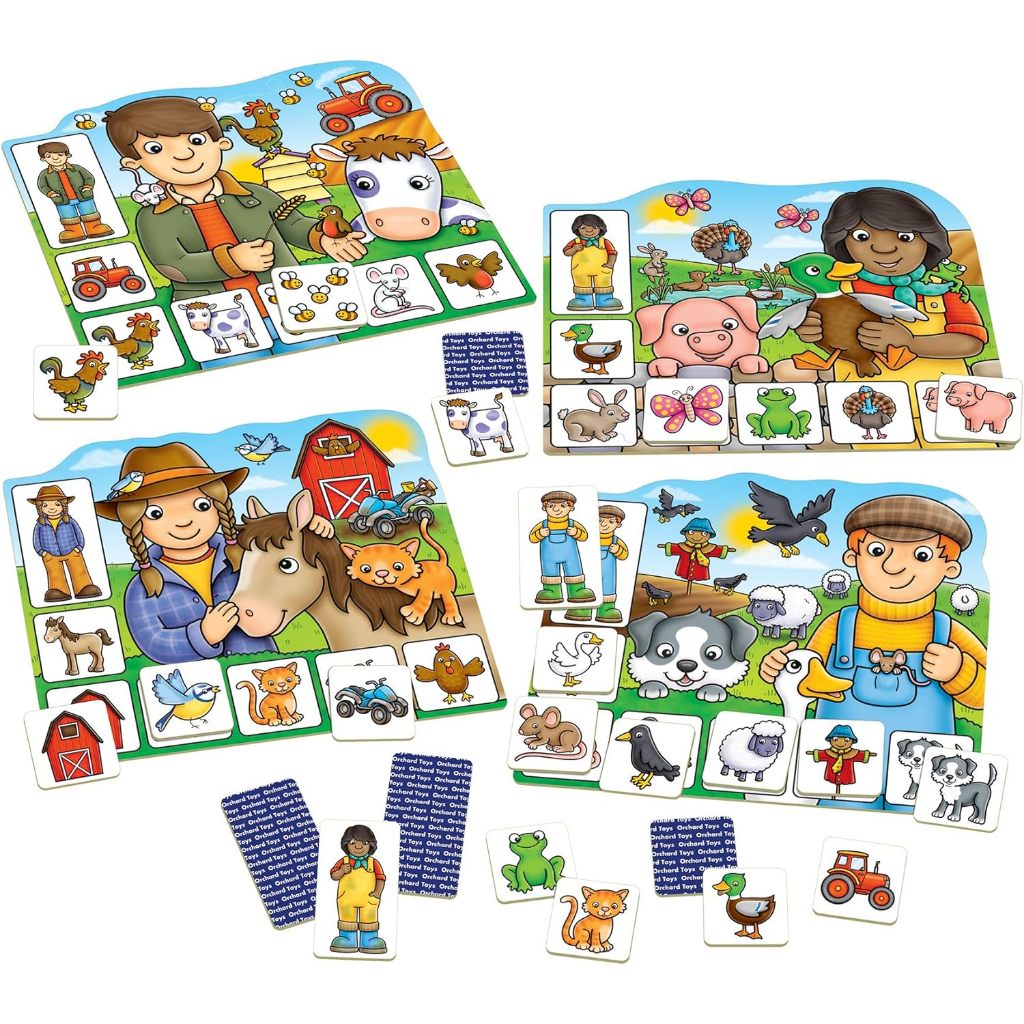 Orchard Toys لعبة Old MacDonald's Lotto — صورة 3