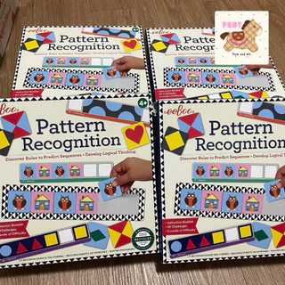 พร้อมส่ง📍eeBoo Pattern Recognition ฝึกการสังเกต อนุกรม การคิดเชิงตรรกะ เด็ก 4 ปีขึ้นไป