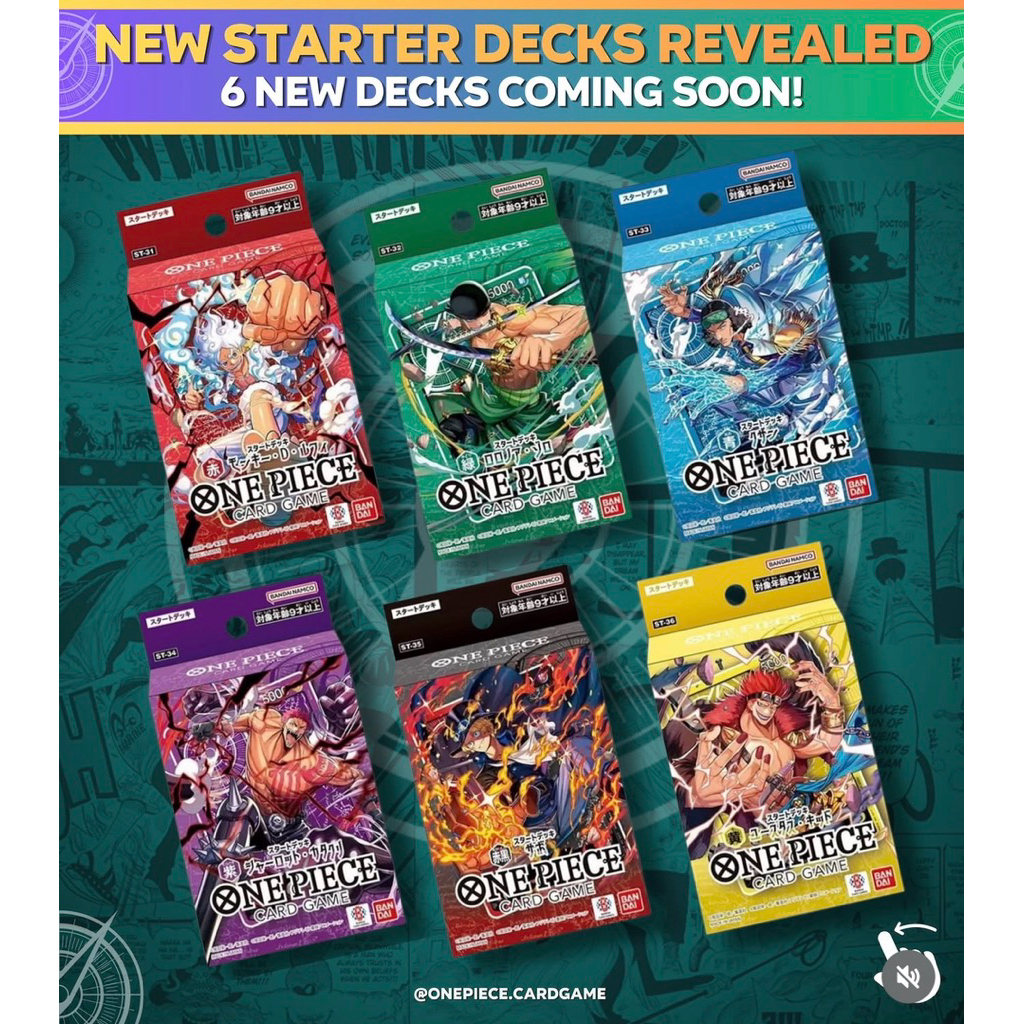 ONEPIECE CARDGAME ST31-36 พร้อมส่ง