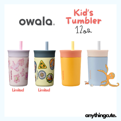 (พร้อมส่งบางสี) Owala Kid's Tumbler 12oz Stainless Steel