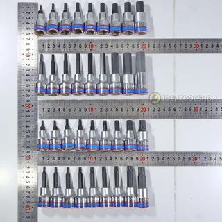 ของแท้!! KINGTONY ลูกบ๊อกเดือยโผล่ 1/2” [ ยกชุด ] รุ่น 4109PR ท็อค สั้น 4119PR TORX ยาว 4110PR 6 เหลี่ยม สั้น 4120PR หก