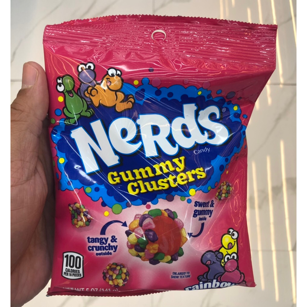 เจลลี่ Nerds gummy candy ลูกอมเคลือบน้ำตาลเยลลี่ 🇺🇸🇺🇸