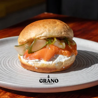GRANO Brioche Burger Bun Premium | ขนมปังบริออชเบอร์เกอร์บัน | Soft Buttery Bread Burger Sandwich Bun | size 4"/10.5cm