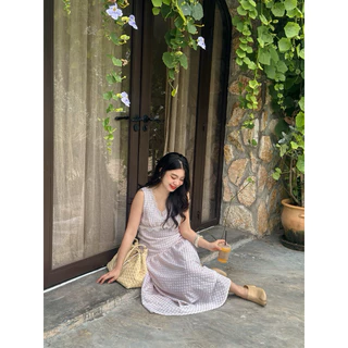 Rosie Dress เดรสยาวลายสก้อต : everydaylookk store