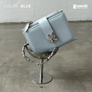 KAPPABKK "K" Signature Short Wallet กระเป๋าสตางค์ใบสั้นหนัง PU โลโก้ตัว K ดีไซน์เก๋ ฟังก์ชันครบ