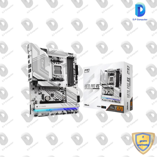 MAINBOARD (AM5) ASROCK X870 PRO RS DDR5 สินค้าใหม่ รับประกัน 3 ปี