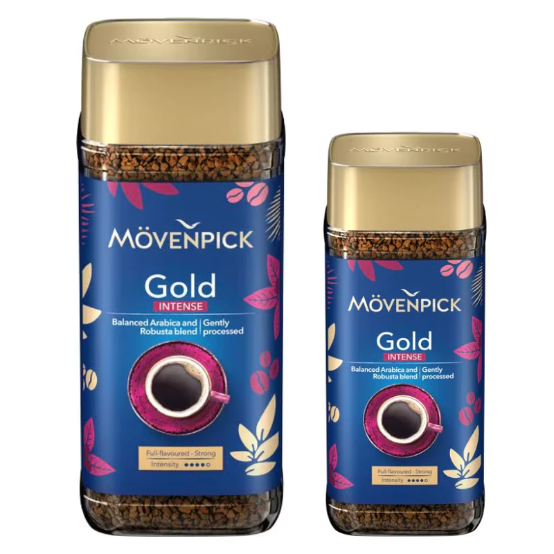 โมเว่นพิค โกลด์ อินเท๊นส์ กาแฟสำเร็จรูป 200 กรัม - Movenpick Coffee Intense 200g