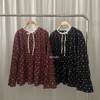Bella Top | เสื้อแขนยาว จั๊มช่วงตัวและแขน ✿ ˚‧｡